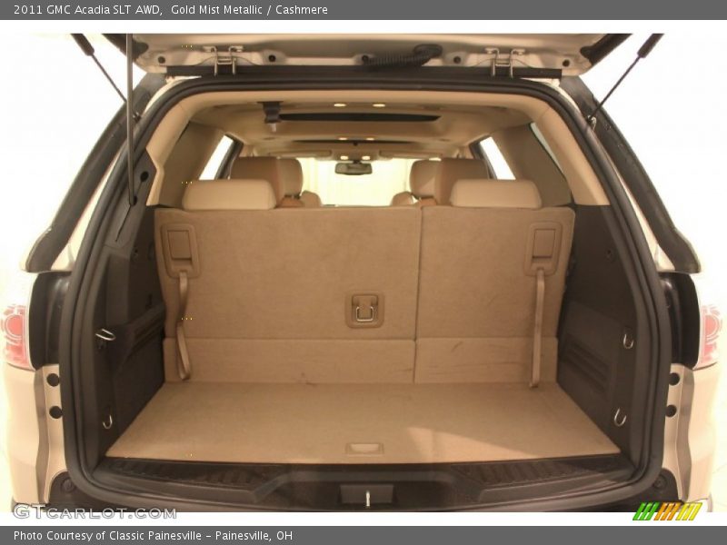 Gold Mist Metallic / Cashmere 2011 GMC Acadia SLT AWD
