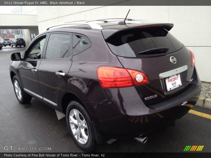 Black Amethyst / Black 2011 Nissan Rogue SV AWD