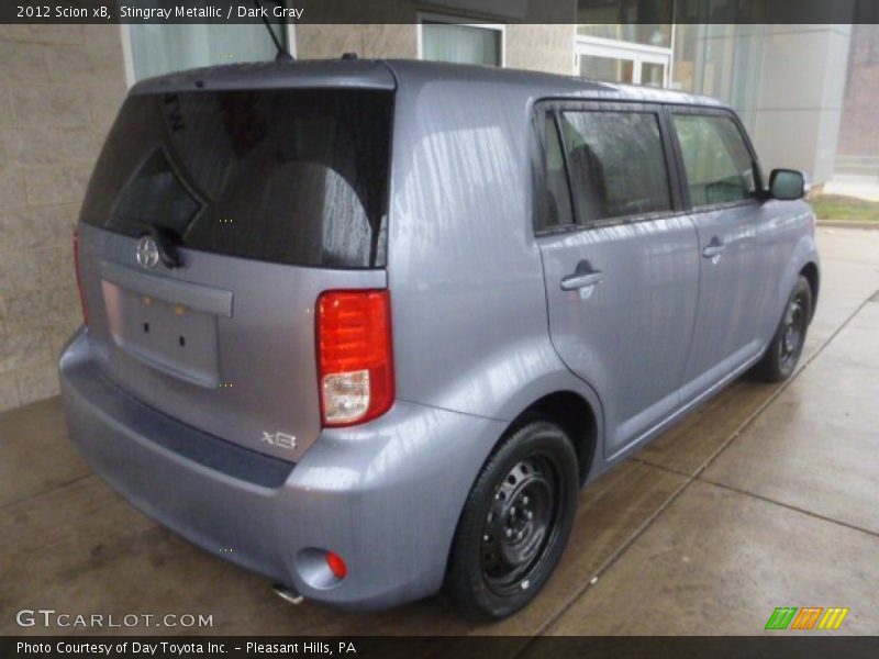 Stingray Metallic / Dark Gray 2012 Scion xB
