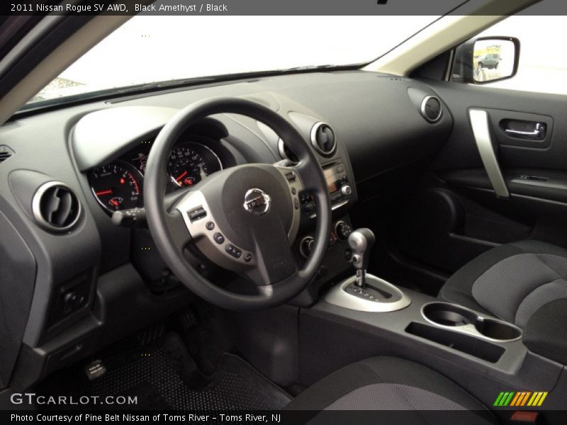 Black Amethyst / Black 2011 Nissan Rogue SV AWD