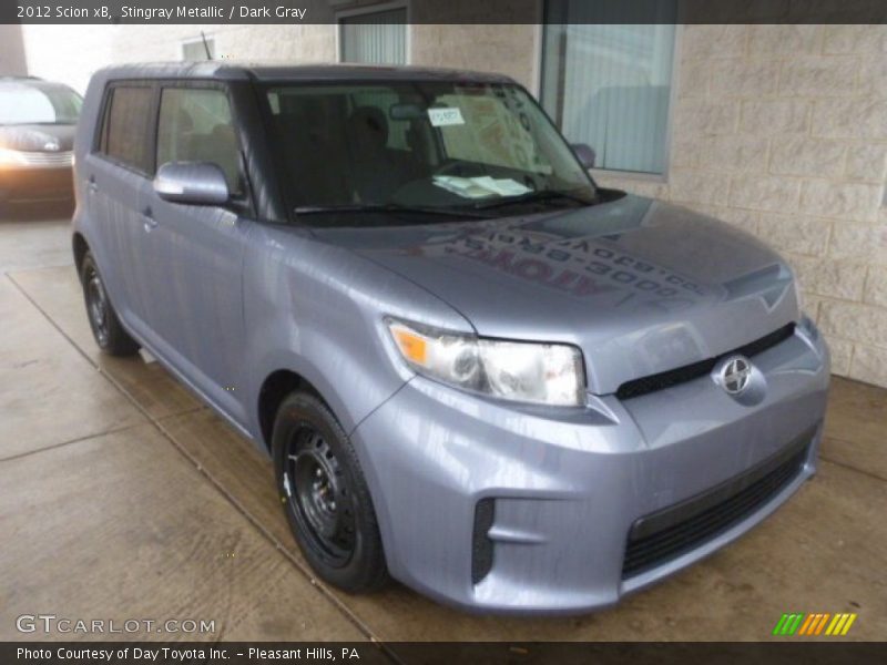 Stingray Metallic / Dark Gray 2012 Scion xB