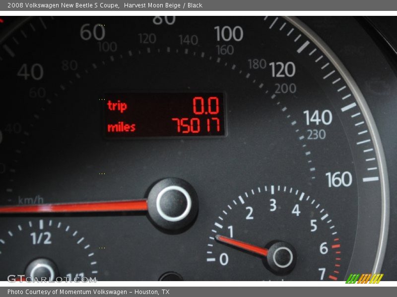 Harvest Moon Beige / Black 2008 Volkswagen New Beetle S Coupe