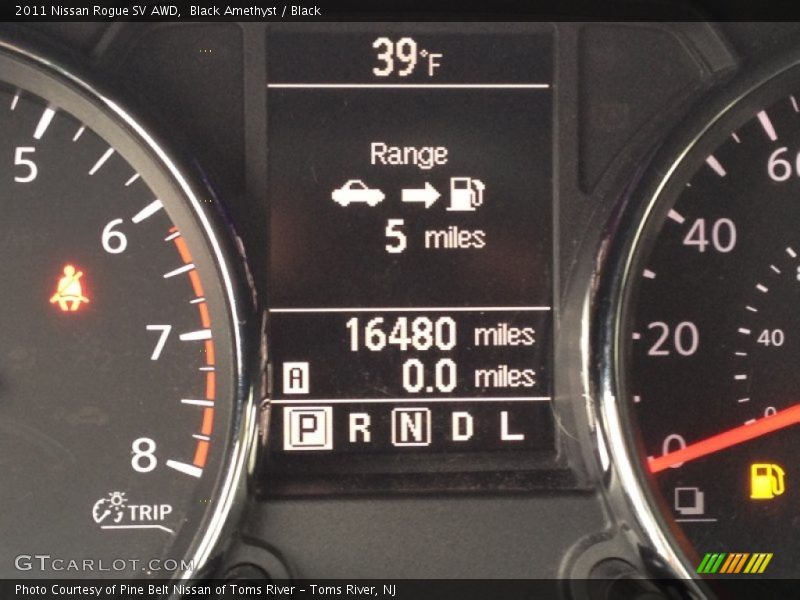 Black Amethyst / Black 2011 Nissan Rogue SV AWD