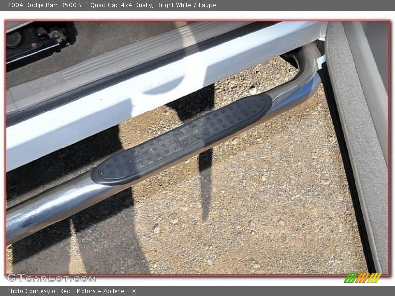 Bright White / Taupe 2004 Dodge Ram 3500 SLT Quad Cab 4x4 Dually
