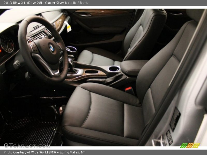 Glacier Silver Metallic / Black 2013 BMW X1 xDrive 28i
