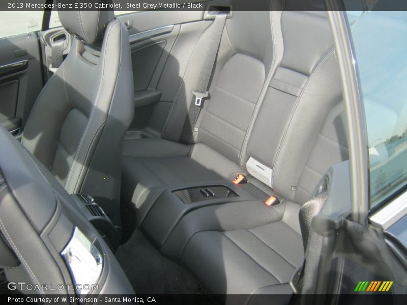 Steel Grey Metallic / Black 2013 Mercedes-Benz E 350 Cabriolet