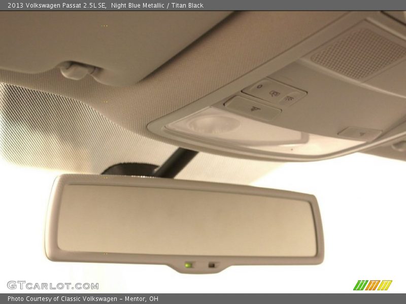 Night Blue Metallic / Titan Black 2013 Volkswagen Passat 2.5L SE