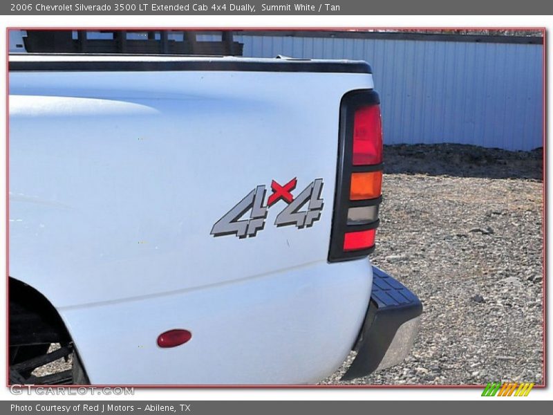 Summit White / Tan 2006 Chevrolet Silverado 3500 LT Extended Cab 4x4 Dually