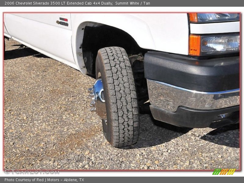 Summit White / Tan 2006 Chevrolet Silverado 3500 LT Extended Cab 4x4 Dually