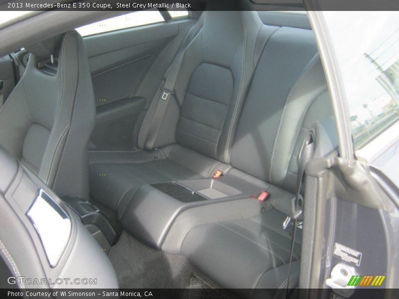 Steel Grey Metallic / Black 2013 Mercedes-Benz E 350 Coupe