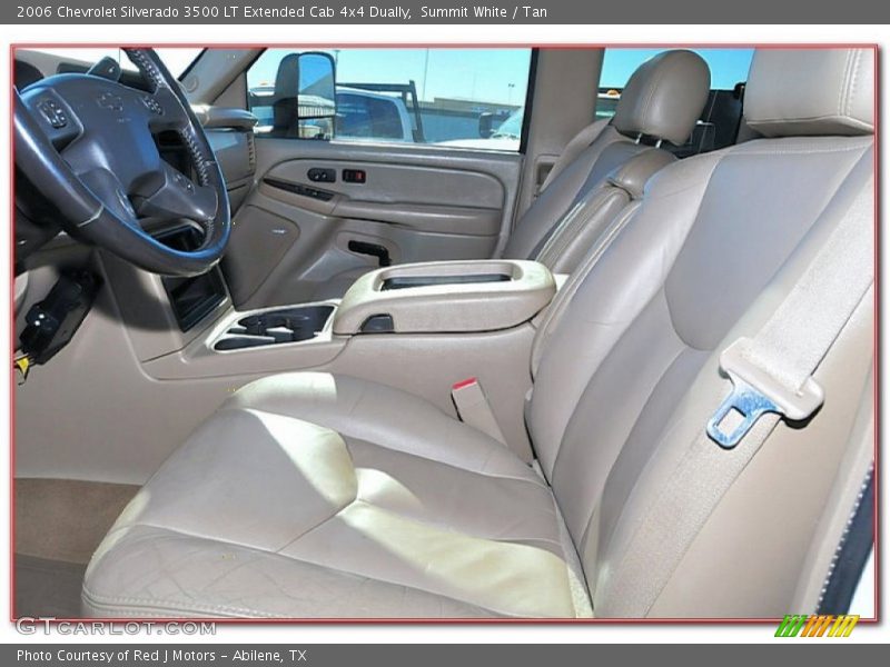 Summit White / Tan 2006 Chevrolet Silverado 3500 LT Extended Cab 4x4 Dually