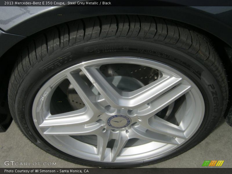 Steel Grey Metallic / Black 2013 Mercedes-Benz E 350 Coupe