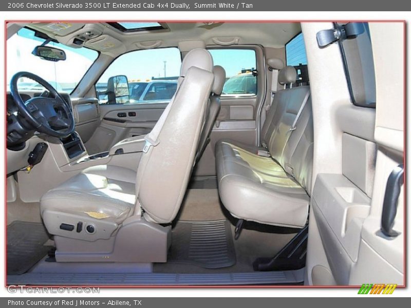 Summit White / Tan 2006 Chevrolet Silverado 3500 LT Extended Cab 4x4 Dually