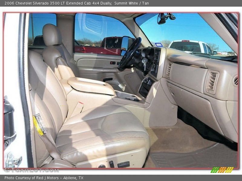 Summit White / Tan 2006 Chevrolet Silverado 3500 LT Extended Cab 4x4 Dually