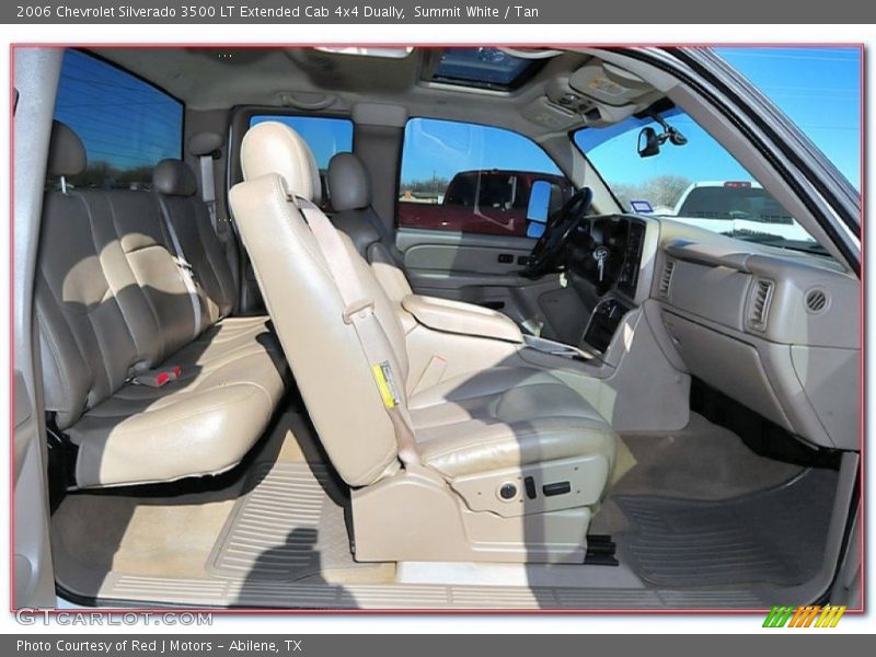 Summit White / Tan 2006 Chevrolet Silverado 3500 LT Extended Cab 4x4 Dually