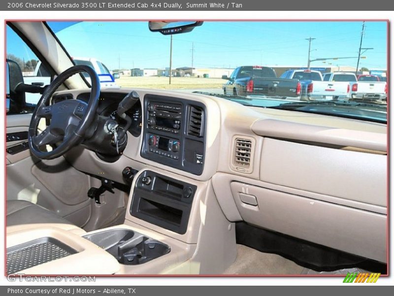 Summit White / Tan 2006 Chevrolet Silverado 3500 LT Extended Cab 4x4 Dually