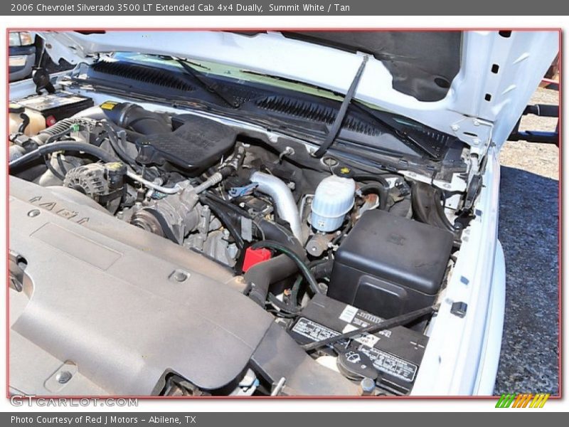 Summit White / Tan 2006 Chevrolet Silverado 3500 LT Extended Cab 4x4 Dually