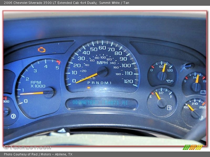Summit White / Tan 2006 Chevrolet Silverado 3500 LT Extended Cab 4x4 Dually
