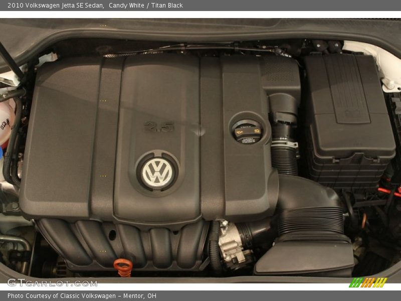  2010 Jetta SE Sedan Engine - 2.5 Liter DOHC 20-Valve 5 Cylinder