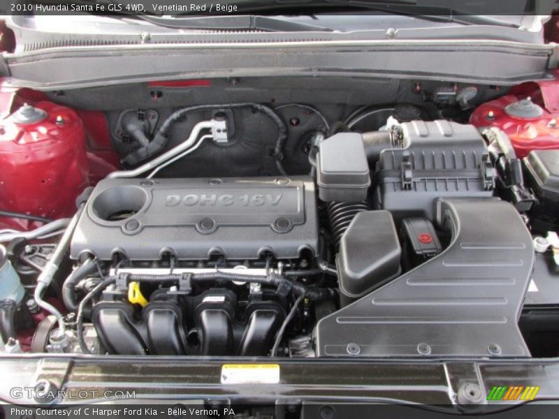  2010 Santa Fe GLS 4WD Engine - 2.4 Liter DOHC 16-Valve VVT 4 Cylinder