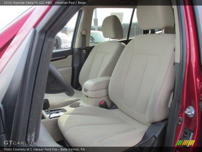 Venetian Red / Beige 2010 Hyundai Santa Fe GLS 4WD