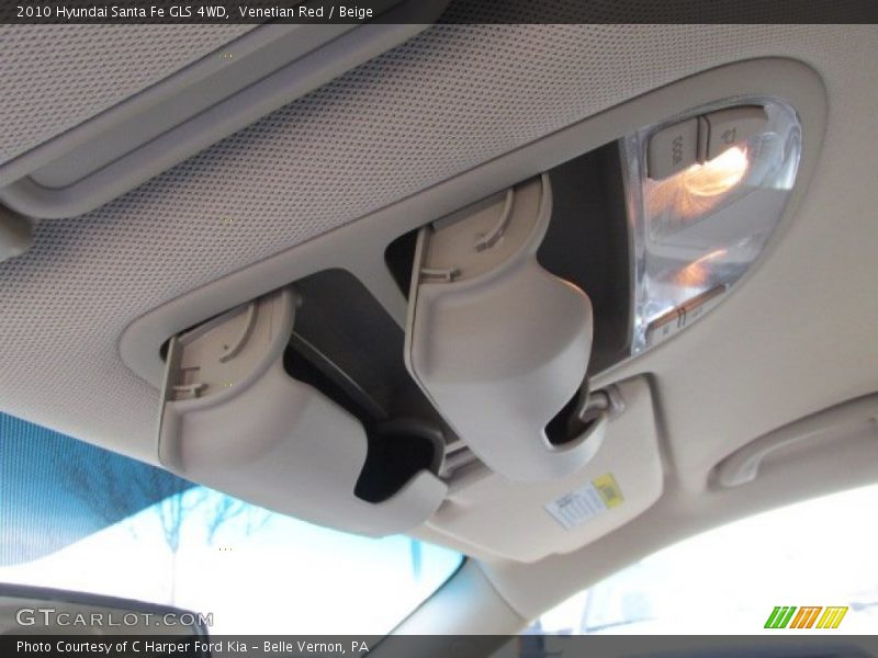Venetian Red / Beige 2010 Hyundai Santa Fe GLS 4WD