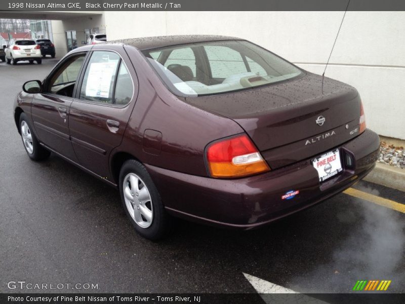 Black Cherry Pearl Metallic / Tan 1998 Nissan Altima GXE