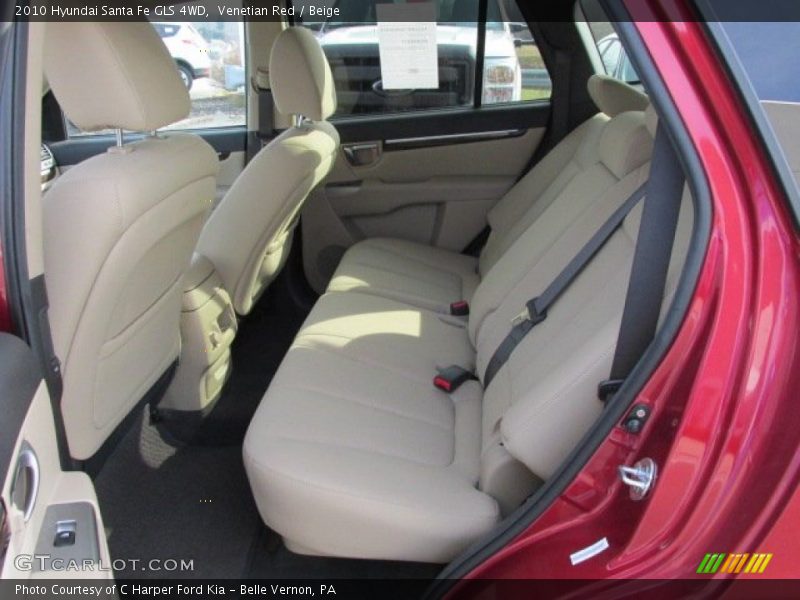 Venetian Red / Beige 2010 Hyundai Santa Fe GLS 4WD