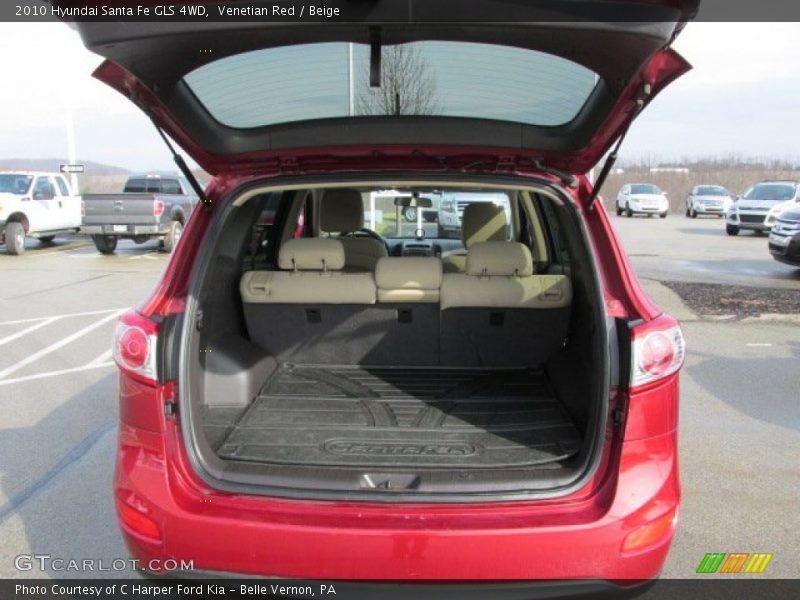 Venetian Red / Beige 2010 Hyundai Santa Fe GLS 4WD