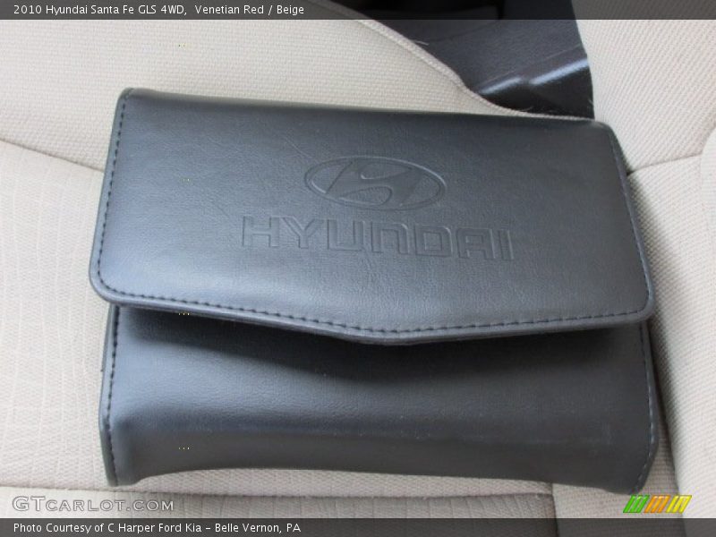 Venetian Red / Beige 2010 Hyundai Santa Fe GLS 4WD