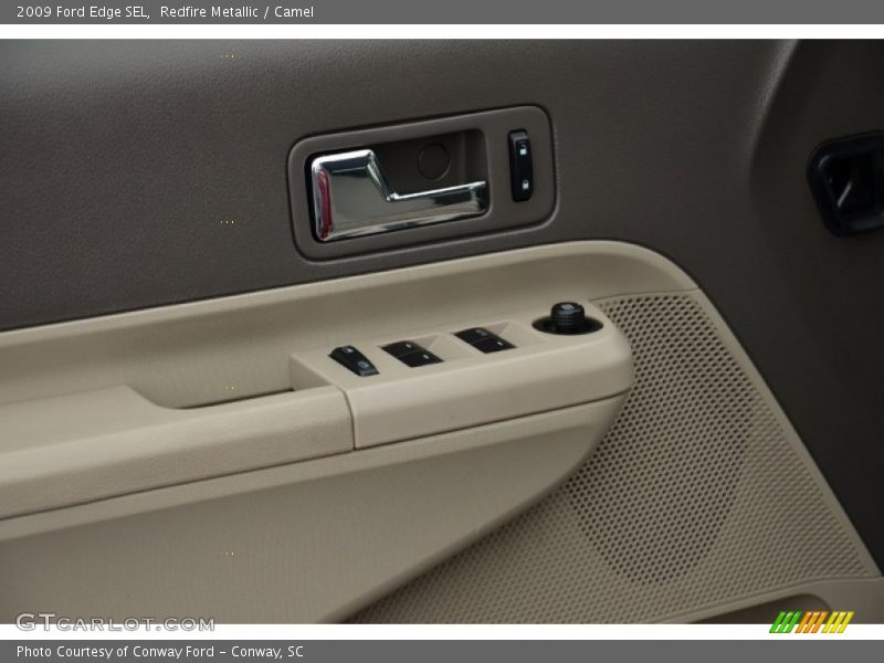 Redfire Metallic / Camel 2009 Ford Edge SEL