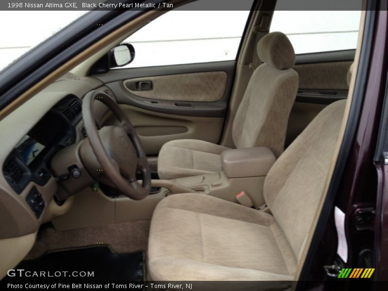 Black Cherry Pearl Metallic / Tan 1998 Nissan Altima GXE