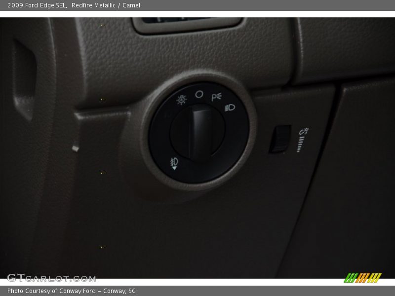 Redfire Metallic / Camel 2009 Ford Edge SEL