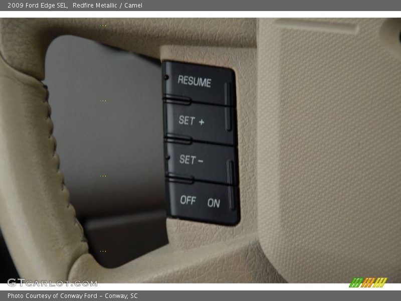 Redfire Metallic / Camel 2009 Ford Edge SEL