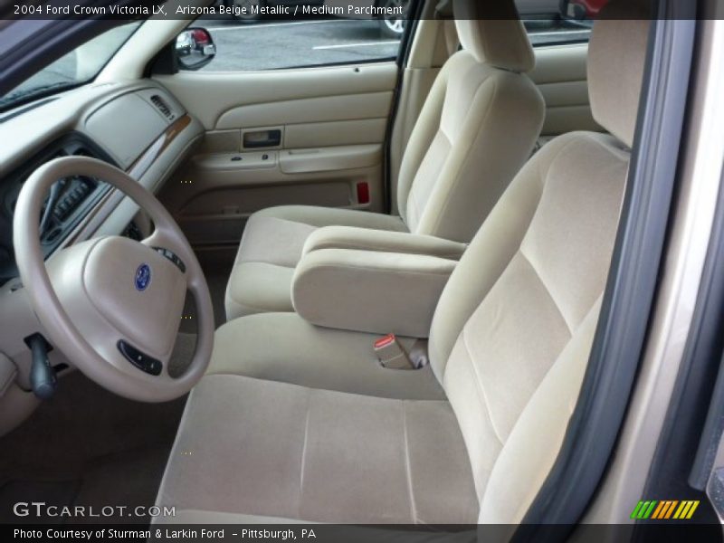 Front Seat of 2004 Crown Victoria LX