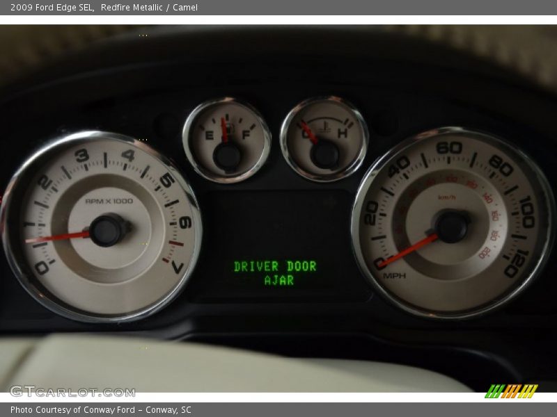 Redfire Metallic / Camel 2009 Ford Edge SEL