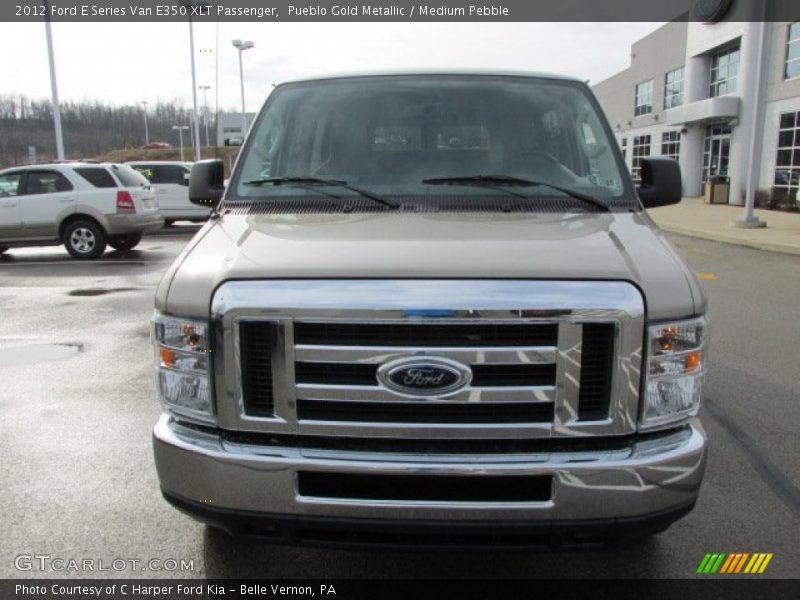 Pueblo Gold Metallic / Medium Pebble 2012 Ford E Series Van E350 XLT Passenger