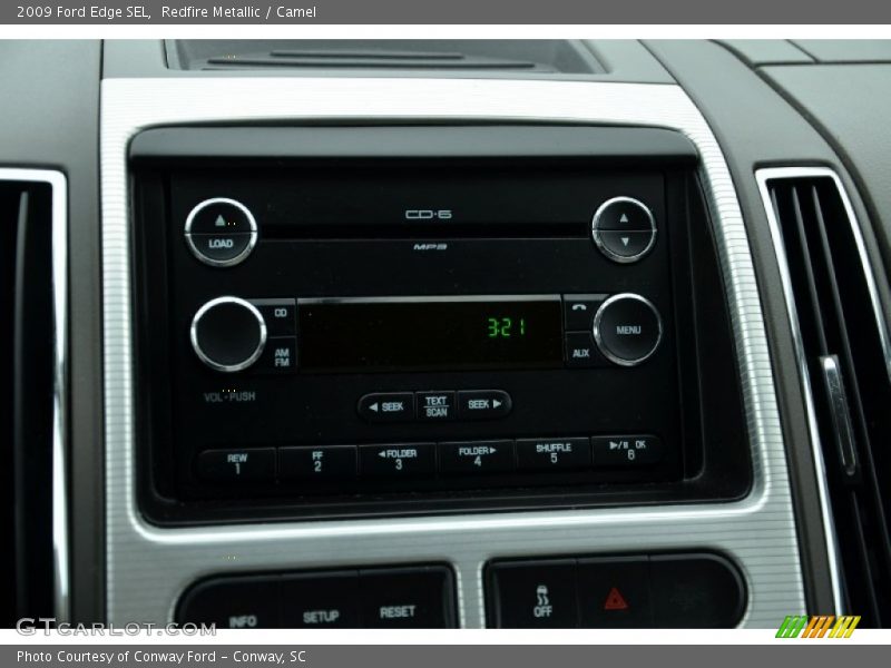Redfire Metallic / Camel 2009 Ford Edge SEL