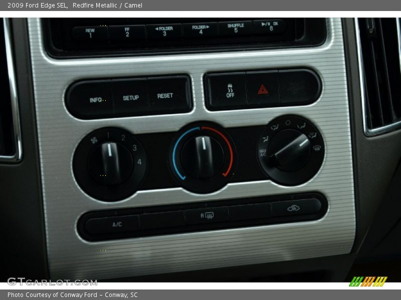 Redfire Metallic / Camel 2009 Ford Edge SEL