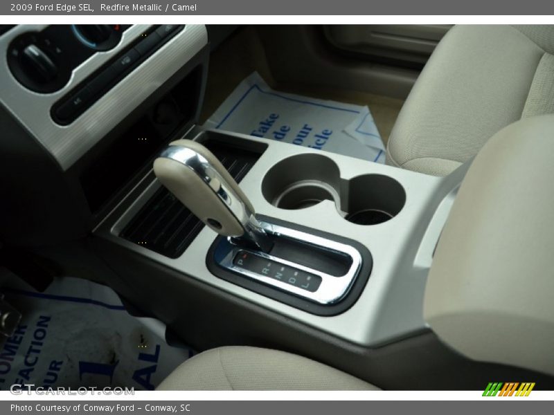 Redfire Metallic / Camel 2009 Ford Edge SEL