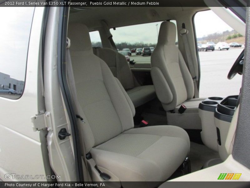 Pueblo Gold Metallic / Medium Pebble 2012 Ford E Series Van E350 XLT Passenger