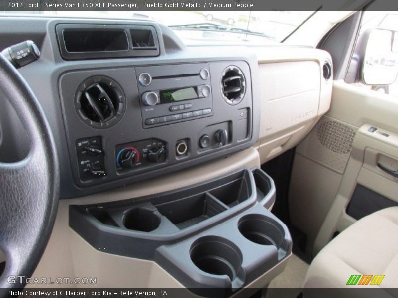 Pueblo Gold Metallic / Medium Pebble 2012 Ford E Series Van E350 XLT Passenger