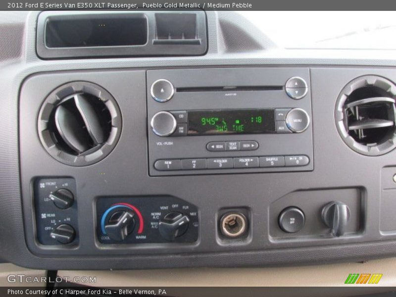 Pueblo Gold Metallic / Medium Pebble 2012 Ford E Series Van E350 XLT Passenger