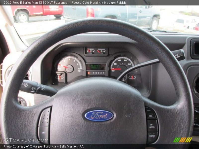 Pueblo Gold Metallic / Medium Pebble 2012 Ford E Series Van E350 XLT Passenger