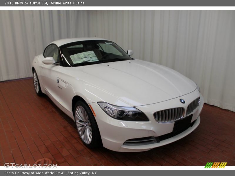 Alpine White / Beige 2013 BMW Z4 sDrive 35i