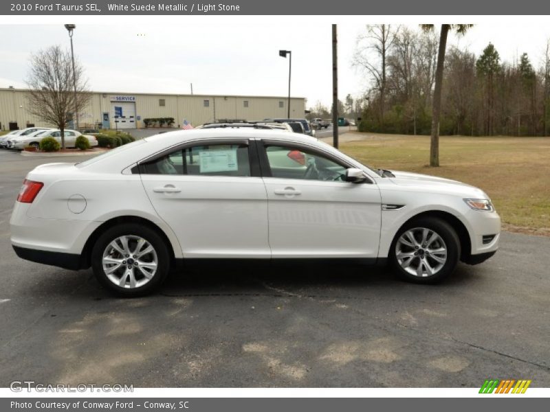  2010 Taurus SEL White Suede Metallic