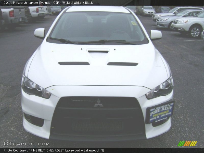 Wicked White / Black 2011 Mitsubishi Lancer Evolution GSR