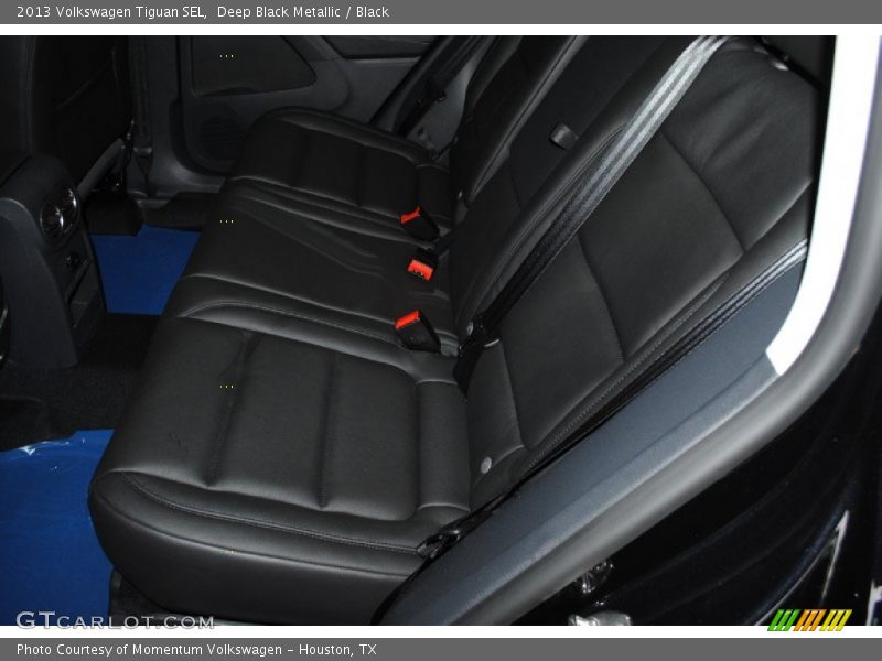 Deep Black Metallic / Black 2013 Volkswagen Tiguan SEL