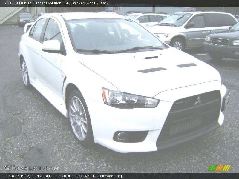 Wicked White / Black 2011 Mitsubishi Lancer Evolution GSR
