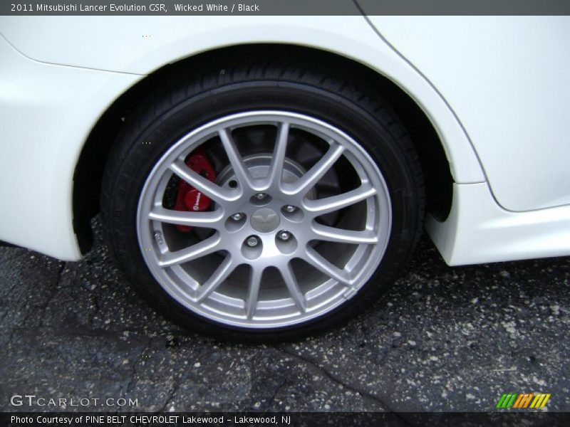 Wicked White / Black 2011 Mitsubishi Lancer Evolution GSR